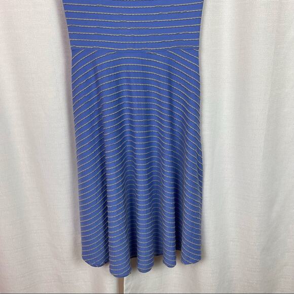 Matilda Jane Blue&Gray Stripe Exploration Dress Sz.XS NWT - Picture 7 of 16